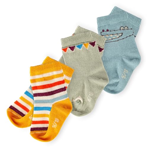 Sigikid Kinder Socken 3 Paar Söckchen Baby Jungen Bio-Baumwolle im Sale