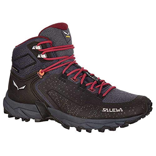 Salewa WS Alpenrose 2 Mid Gore-TEX Damen Trekking- & Wanderstiefel, Grau (Asphalt/Tawny Port), EU im Sale