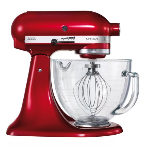 KitchenAid 5KSM156ECA Küchenmaschine mit kippbarem Motorkopf Serie Artisan, Liebesapfel rot im Sale