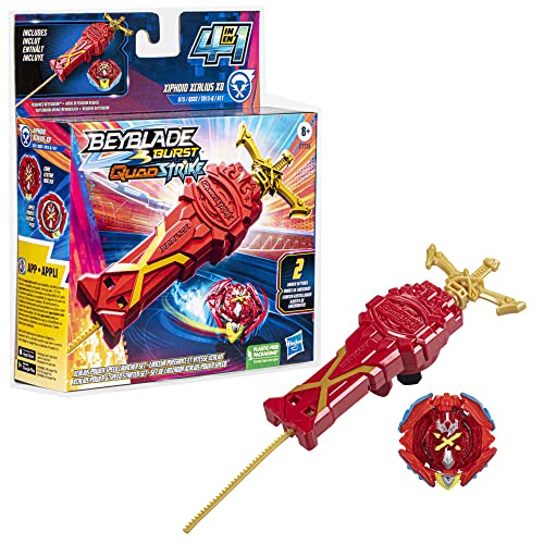 Hasbro Beyblade Burst QuadStrike Xcalius Power Speed Starter Pack, Battle Spielset mit Xcalius Starter und Kreisel im Sale