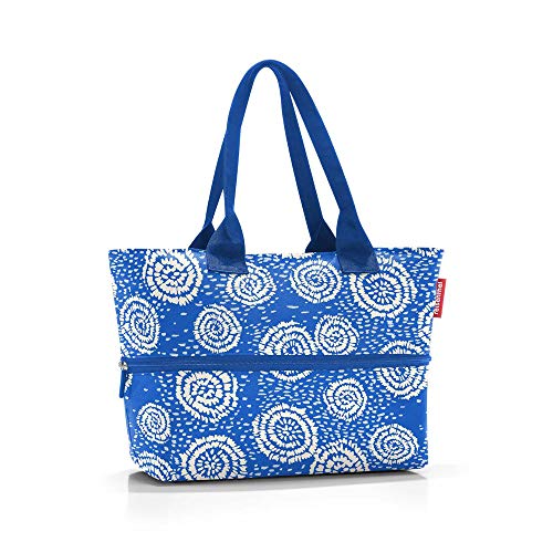 Reisenthel Shopper e1 RJ Umhängetasche Henkeltasche Strandtasche Tasche, Batik Strong Blue (4070) im Sale