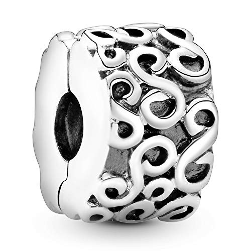 Pandora Moments Wirbel Clip Sterling Silber 790338 im Sale