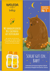 Thumbnail for WELEDA Bio Baby Geschenk Set ENTSPANNUNG – Naturkosmetik Babypflege Geschenkbox bestehend aus Calendula Pflegeöl & Entspannungsbad. Optimales Pflegeset zur täglichen Pflege von Babys & Kleinkindern im Sale