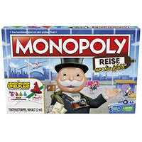 Thumbnail for Hasbro Monopoly Reise um die Welt, Brettspiel für Kinder und Erwachsene, perfekt zum Mitnehmen und die Welt kennenlernen, mit dem bekannten Mr. Monopoly, ab 8 Jahre geeignet