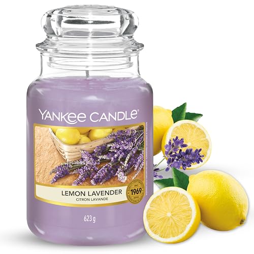 YANKEE CANDLE 10504 Housewarmerglas 625g Lemon Lavender im Sale