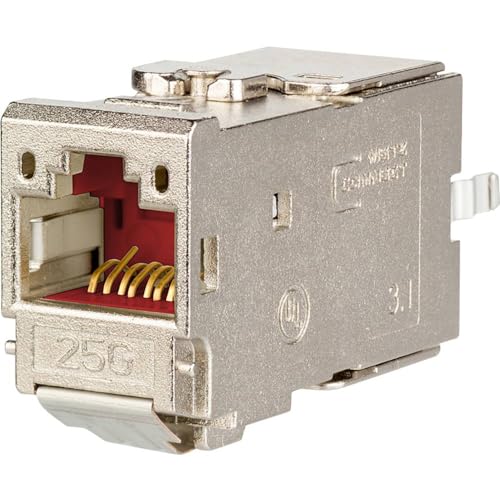 Metz Connect 130B11-25-E RJ45-Einbaumodul E-Dat, Modul-Steckgesicht