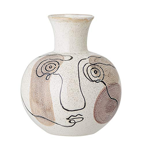 Bloomingville Vase, weiß, Keramik im Sale