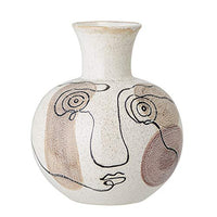 Thumbnail for Bloomingville Vase, weiß, Keramik im Sale