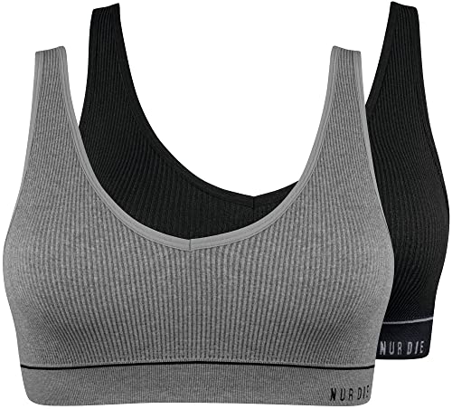 Retro Bustier 2er Pack sportlich ohne Bügel im Sale