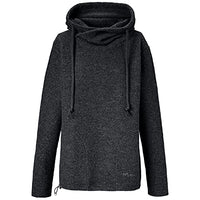 Thumbnail for Mufflon Unisex Wollpullover Mu- Lucca W100 mit Oversize-Kapuze Anthra dunkelgrau - im Sale