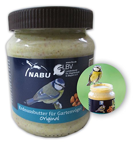 Gärtner Pötschke Erdnussbutter für Vögel, Original 330g-Glas