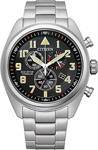 Thumbnail for CITIZEN Herren Analog Quarz Uhr mit Titan Armband AT2480-81E, Schwarz im Sale