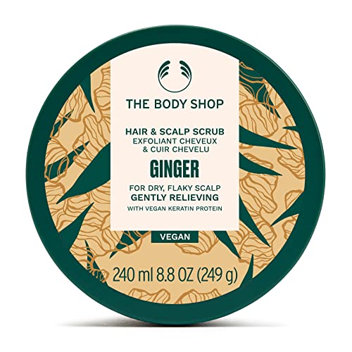 The Body Shop Hair & Scalp Scrub - GINGER - For Dry, Flaky Scalp 240ML