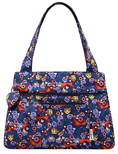 Cath Kidston Pinball Ditsy-Handtasche aus recyceltem Material, mittelgroß, 34 x 25 x 12 cm, Violett, violett, Medium im Sale