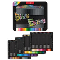 Thumbnail for Faber-Castell 116490 - Buntstifte Black Edition, 100er Metalletui, bruchsicher, für Kinder und Erwachsene