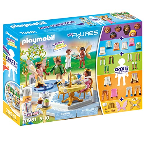 PLAYMOBIL My Figures 70981 The Magic Dance, 6 Spielfiguren mit über 1000 Kombinationsmöglichkeiten, Prinzessinnen-Spielzeug für Kinder ab 5 Jahren