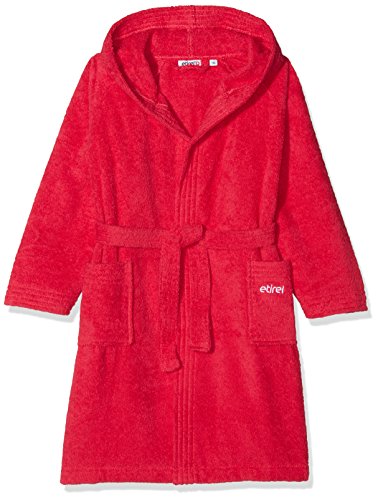 Etirel Jungen Felix Bademantel, Raspberry, 140 im Sale