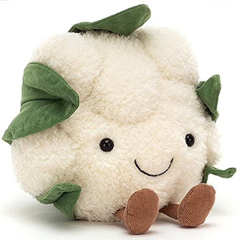 Jellycat Lustige Blumenkohl-Sammelfigur aus Plüsch.