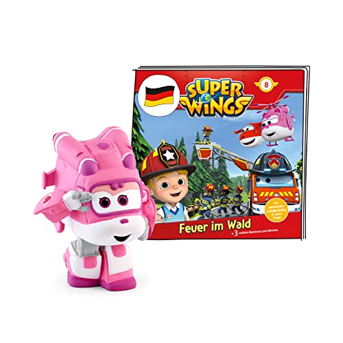 tonies Hörfigur für Toniebox, Super Wings – Feuer im Wald, Hörspiel mit 4 Geschichten für Kinder ab 3 Jahren, Spielzeit ca. 58 Minuten im Sale