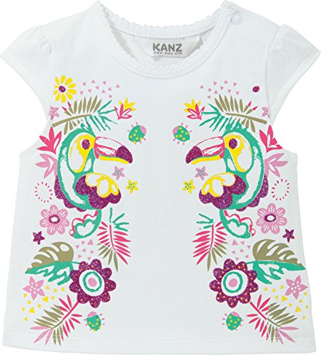 Kanz Baby-Mädchen T Flügelärmel Kurzarm Shirt, Weiß (Bright White|White 1000), (Herstellergröße: 68) im Sale