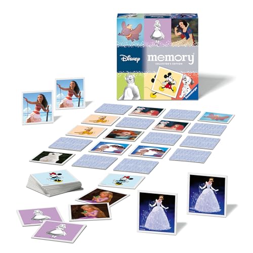 Ravensburger Collector's memory® Walt Disney - 27378 - Das weltbekannte Gedächtnisspiel mit schimmernden Bildkarten - einzigartiges memory® für große und kleine Disney-Fans, Disney Geschenk im Sale