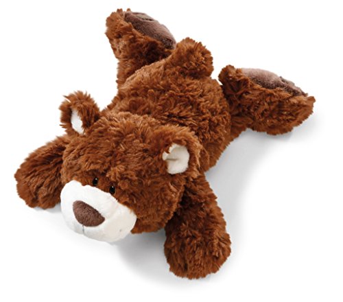 Nici 41498 Classic Bear Kuscheltier Bär Dunkelbraun liegend, 20 cm im Sale