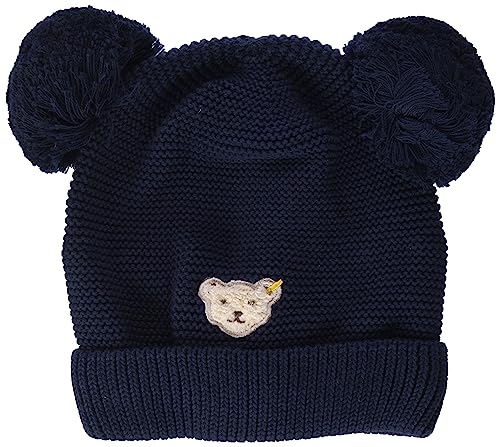 Steiff Girl's Bommel Beanie-Mütze, Navy, 51 im Sale