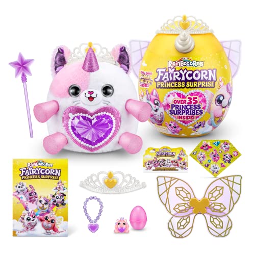 Rainbocorns Fairycorn Princess Surprise Serie 6, Tee-Are Kätzchen, von ZURU, 30 cm Fairycorn-Prinzessin Plüschtier (Kätzchen)