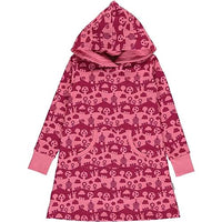 Thumbnail for Maxomorra Dress Hoodie Sweat Pink Landscape, 98/104 im Sale