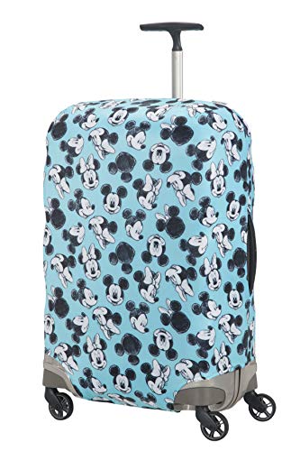 Samsonite Global Travel Accessories Disney Lycra Kofferhülle, M, blau (mickey/minnie blue) im Sale