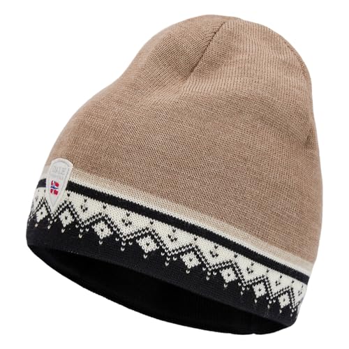 Dale of Norway Moritz Hat - Merino Wool Beanie - Wintermützen für Damen und Herren, Offwhite Navy Raspberry, Einheitsgr��e im Sale