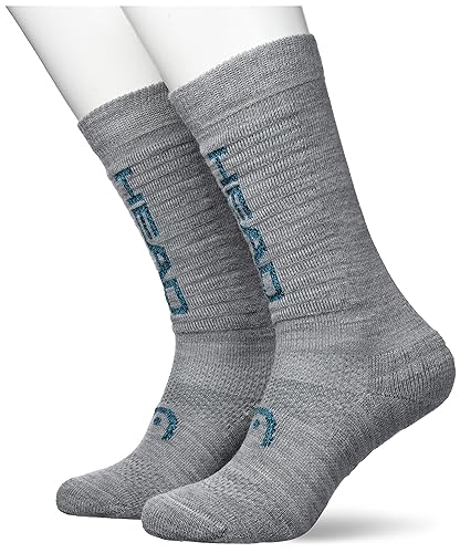 Head Unisex KNEEHIGH, Grey/Sky Blue Combo, 43/46 (2er Pack) im Sale