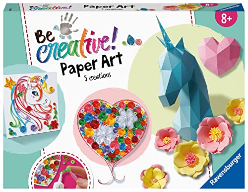 Ravensburger 182368 BeCreative Paper Art, DIY für Kinder ab 8 Jahren im Sale