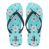 Thumbnail for Vilebrequin Starfish Dance Flip-Flops für Herren - Blau