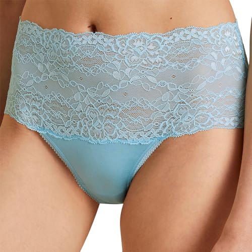 CALIDA Sensual Secrets Slip Damen, High-Waist, breiter, transparenter Spitzenbund im Sale