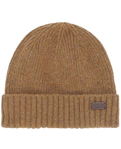 Barbour Strickmütze Beanie Carlton gefüttert Grün One Size im Sale