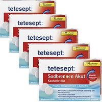 Thumbnail for tetesept Sodbrennen Akut Kautabletten – 5 x 20 Tabletten – mit frischem Minzgeschmack, zuckerfrei – schnell wirkende Magentabletten gegen Sodbrennen im Sale