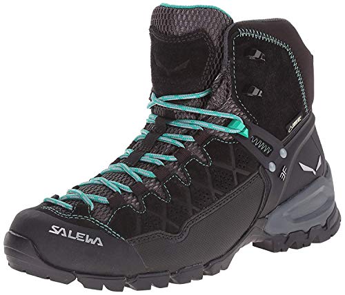 SALEWA Damen Ws Alp Trainer Mid GTX Trekking-& Wanderstiefel, Black Out Agata, 40.5 EU im Sale