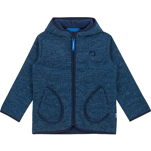 Finkid Kinder Tonttu Wind Jacke, blue melange, EU 80-90 im Sale