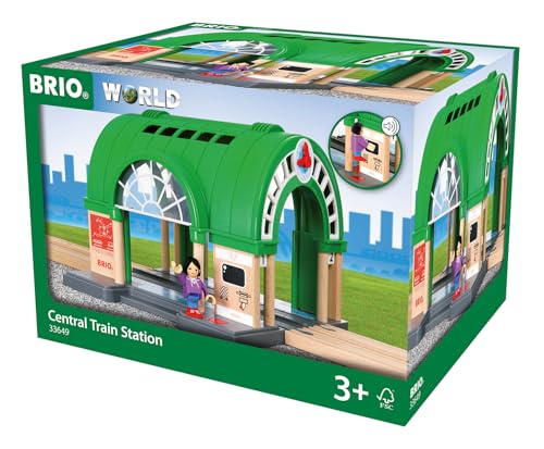 BRIO 33649 -Großer Hauptbahnhof mit Ticketautomat im Sale