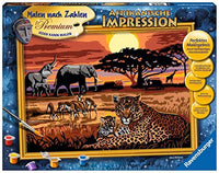 Thumbnail for Ravensburger Malen nach Zahlen 28819 - Afrikanische Impression - Für Erwachsene und Kinder ab 14 Jahren, Yellow