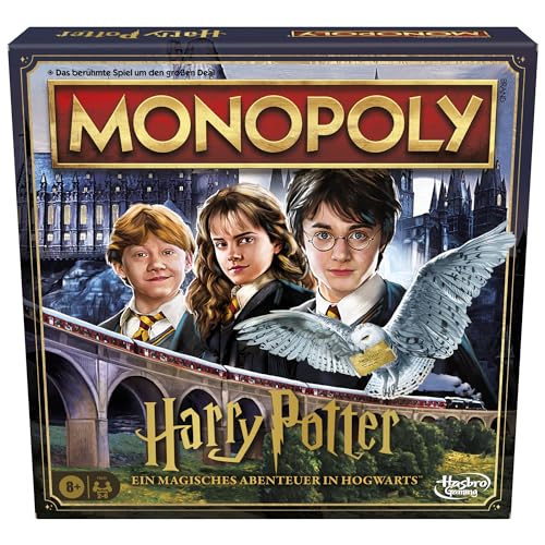 Hasbro Gaming Monopoly Harry Potter, das Klassische Brettspiel in magischer Ausgabe, für Kinder ab 8 Jahren geeignet, für Fans von Magie im Sale