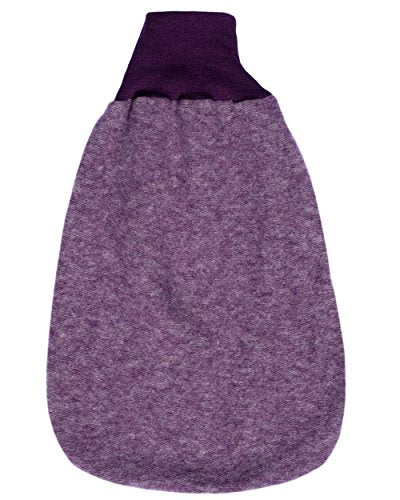 Cosilana Baby Pucksack Strampelsack kbT Wolle Bio Baumwolle (Lila-Melange, 2 = 50CM) im Sale