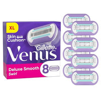 Thumbnail for Gillette Venus Deluxe Smooth Swirl Rasierklingen Damen, 8 Ersatzklingen für Damenrasierer