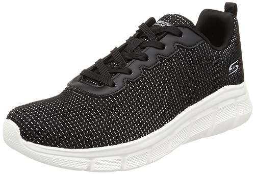 Skechers Damen Bobs B Flex-Visionäre Essenz Sneaker, Schwarz Weiß, 37 EU im Sale