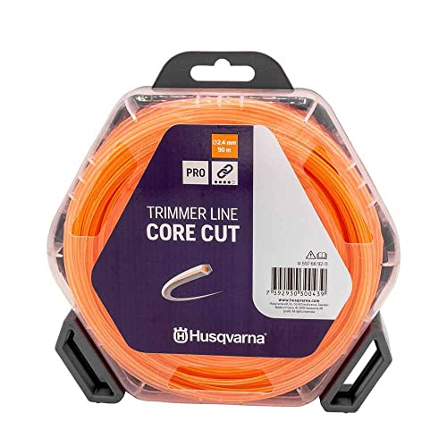 Husqvarna 597669211 Trimmerfaden 2,4 mm /90m Orange/Translucent