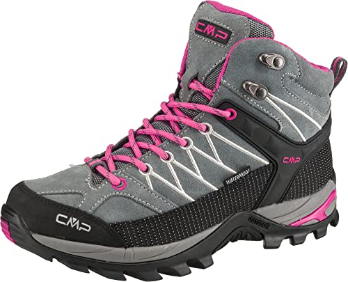 CMP Damen Rigel Mid Wmn Shoe Wp Trekking Wanderhalbschuhe, Grey Fuxia Ice, 37 EU im Sale