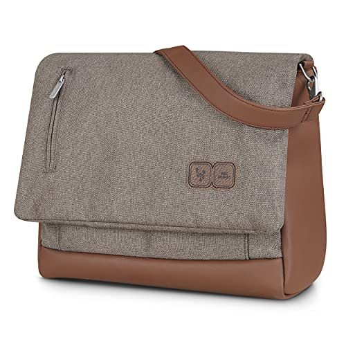 ABC Design Wickeltasche Urban - Crossbody Bag mit Baby Zubehör – Messenger Bag - großes Hauptfach - breiten Schultergurt - Farbe: nature im Sale