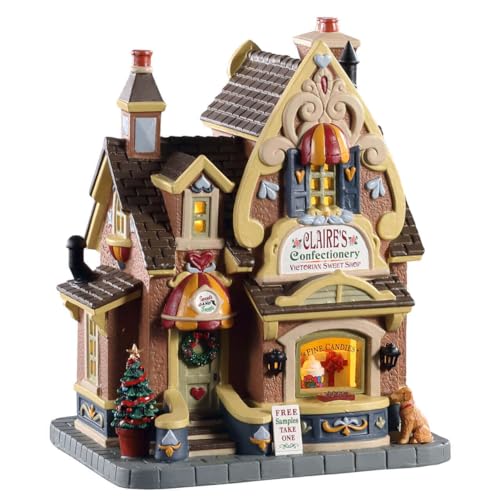 Lemax Christmas Village Claires Süßwaren, batteriebetrieben, LED, 05665 im Sale