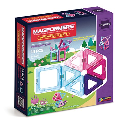 MAGFORMERS Inspire Set 14-teilig Magnetspiel 274-52, 3 Jahre to 99 Jahre